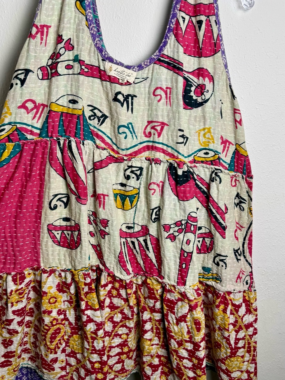 OSFM hippie sack dress w pockets - Picture 7 of 8